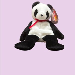 Ty Beanie Baby - FORTUNE the Panda Bear (8 Inch) NEW MWMTs Stuffed Animal Toy